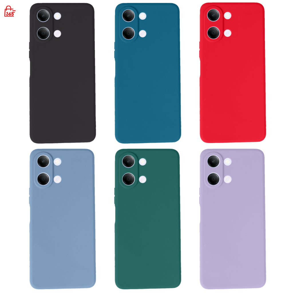 เคส สำหรับ Vivo Y05 Y11d 4G เคสซิลิโคนนิ่ม สีพื้น กันกล้อง TPU บาง