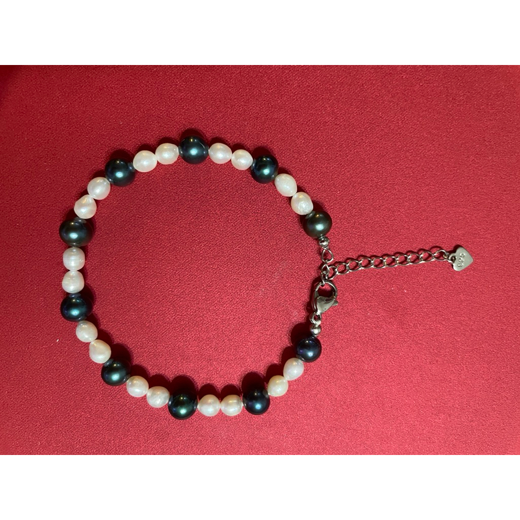 Pearl Bracelet-41/ Fresh Water Pearl, Bracelet with 5cm diameter