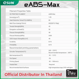 eSUN ABS+/ABS+HS/ eABS-CF / eABS-HT 1.75 mm 1Kg