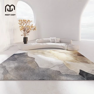 MEET COZY พรมปูพื้น ผ้าแคชเมียร์เทียม carpet นุ่ม พรมปูพื้นห้อง พรมปูห้องนอน#1 DB-Leo