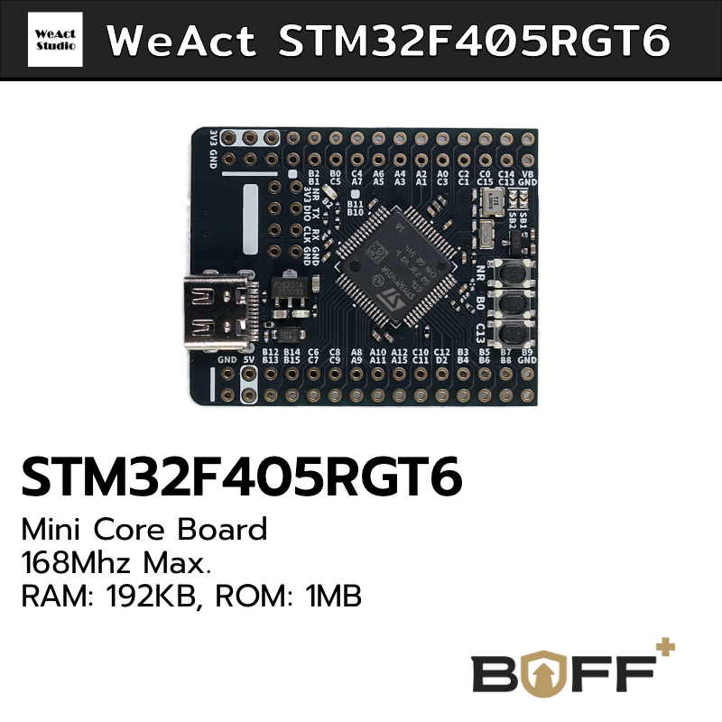 WeAct STM32F405RGT6 Mini Core Board