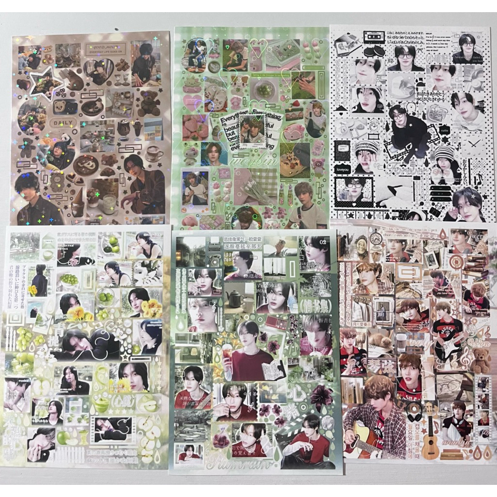 สุ่ม สติ๊กเกอร์ Riize Sticker น้องข้าว วอนบิน