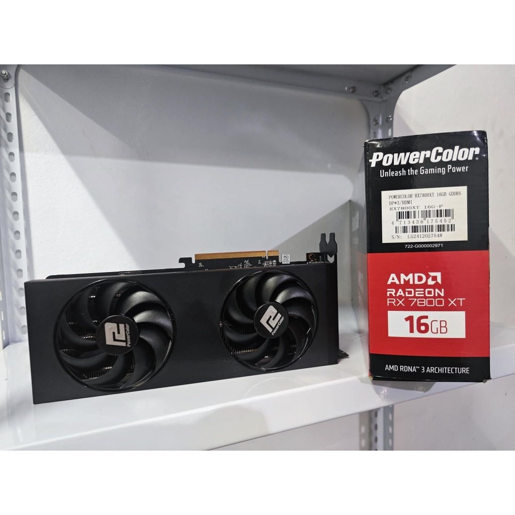 PowerColor RX 7800 XT Hellhound 16GB GDDR6 ของใหม่