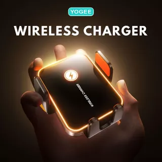 ที่ยึดโทรศัพท์ในรถยนต์ Wireless Charger Fast Charge ที่วางมือถือในรถ หมุนได้ 360° YOGEE YG-SD15