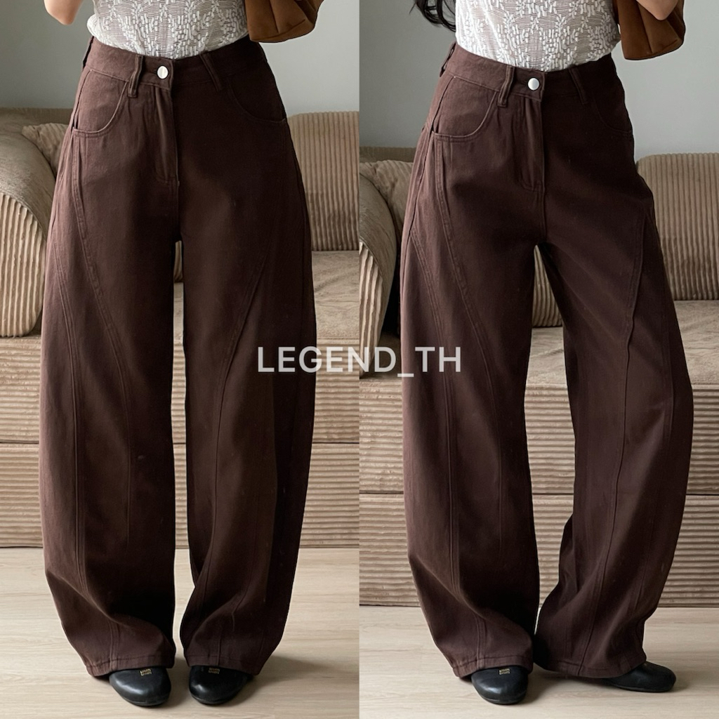 Legend | Ravie brown barrel jeans