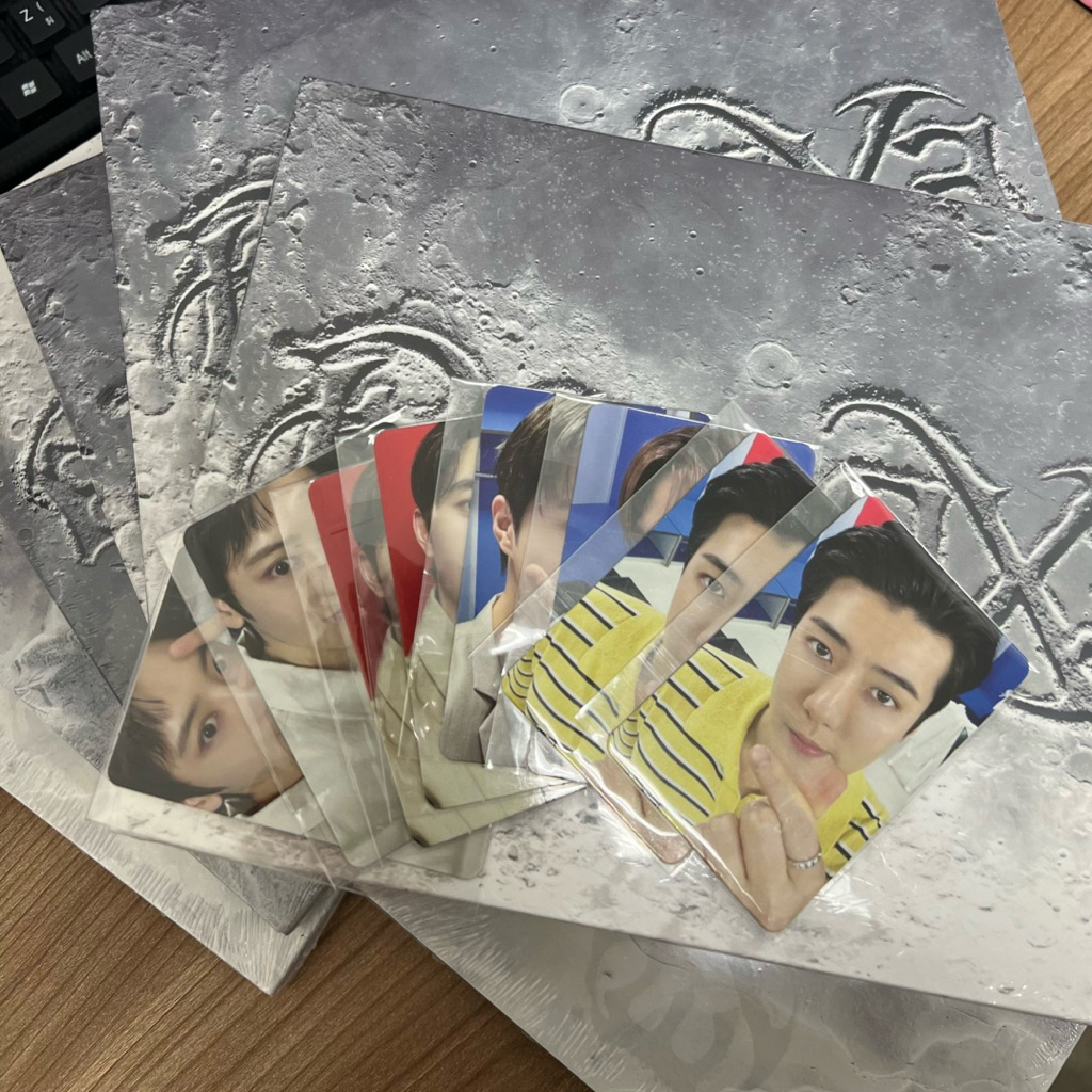 EXO การ์ดเบเน อัลบั้มโฟโต้บุ๊ค SHOPEE FANSIGN 2026 The 8th Album Reverxe: Photobook cube & reverse ver.