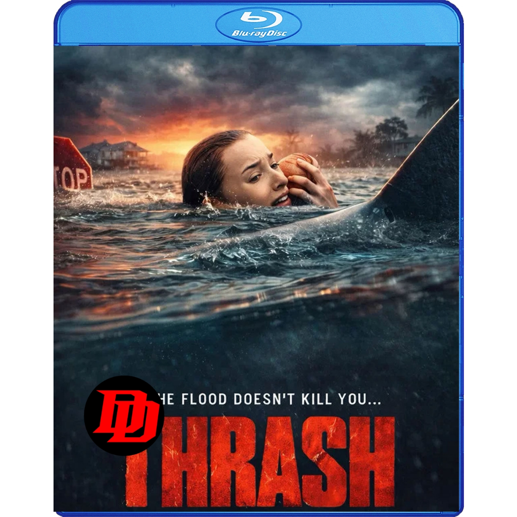 บลูเรย์ พากย์ไทยมาเต็ม หนัง ใหม่ Thrash (2026) ฉลามคลั่ง ทะเลเดือด Movie Blu-ray