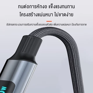 NEODIGI 6A 240W สายเคเบิล USB ถึง Type-C พร้อมจอแสดงผลแบบดิจิทัล สายชาร์จเร็ว A ถึง C สำหรับ Xiaom Samsng