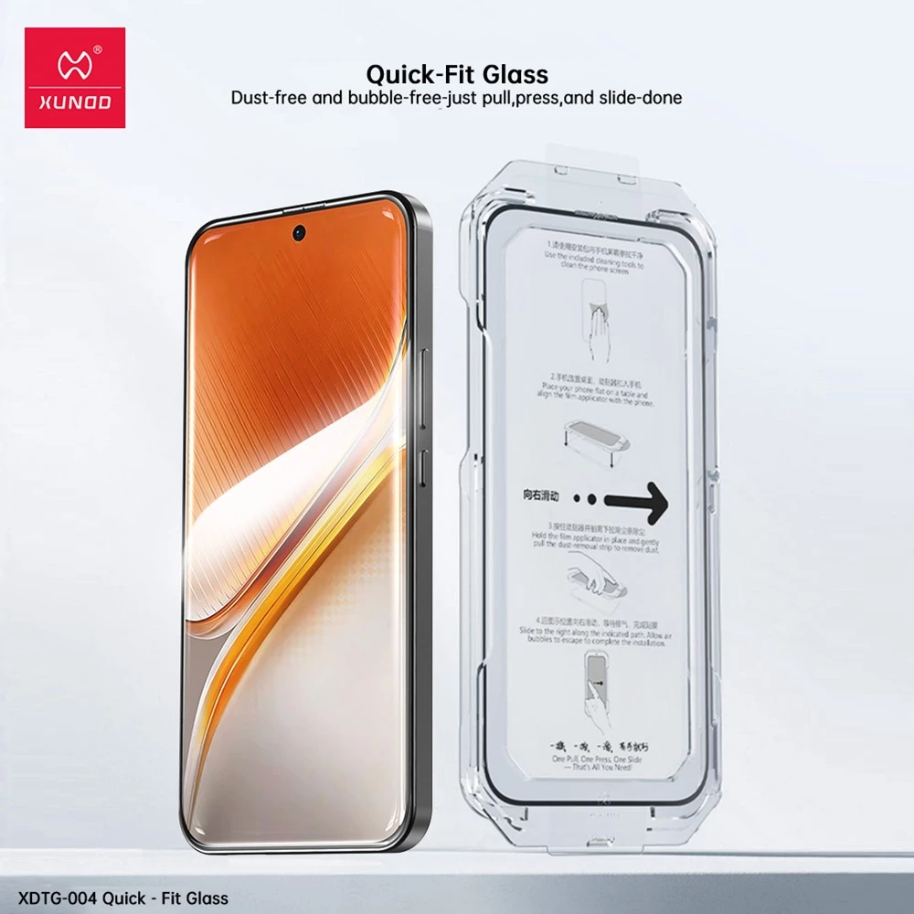 Xundd ฟิล์มกระจก สำหรับ IQOO 15 VIVO V70 X300 Pro เต็มจอ ใส ป้องกันรอยนิ้วมือ ป้องกันรอยขีดข่วน