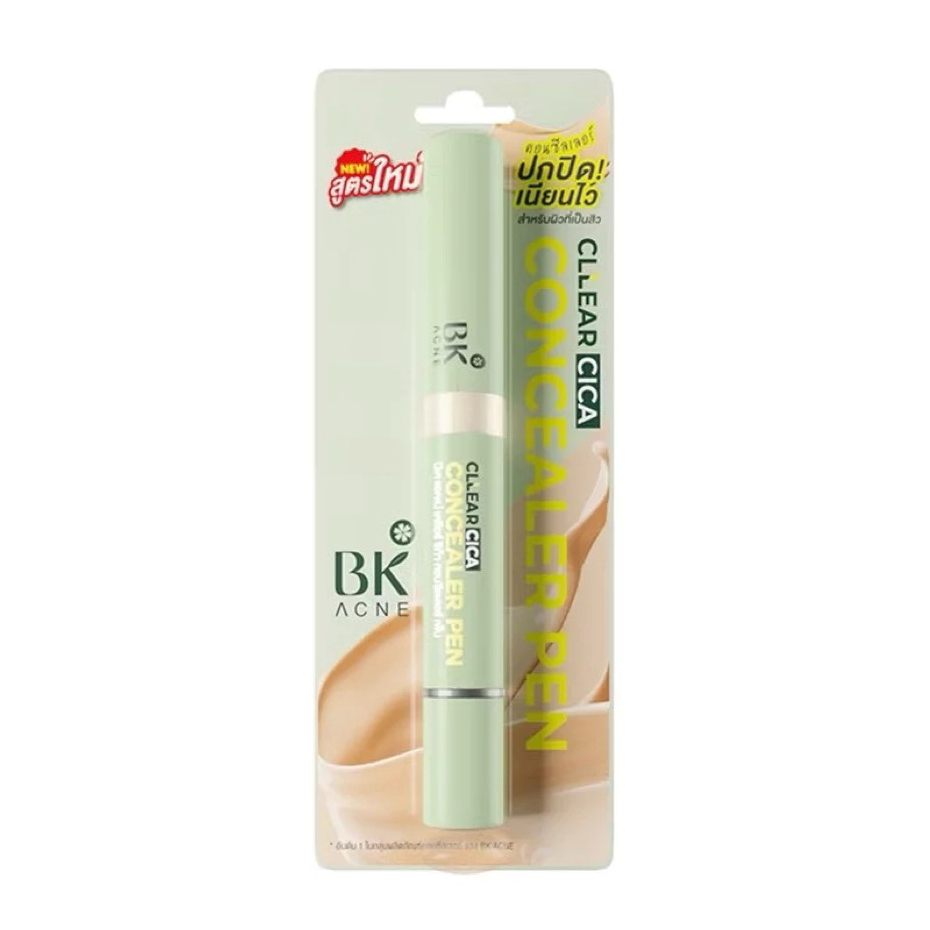 BK Acne Clear Cica Concealer Pen 4g บีเค แอคเน่ เคลียร์ ซิก้า คอนซีลเลอร์ เพ็น