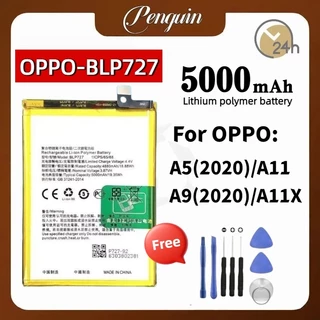 แบตเตอรี่ เเบต OPPO A5(2020)/A9(2020)/A11/A11X,คุณภาพระดับพรีเมี่ยม battery Model BLP727 แถมชุดไขควง 5000mAh