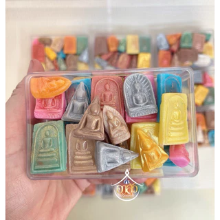อาลัวขนมไทยพระเครื่อง📿หอมอร่อยหวานน้อยกะทิอบควันเทียน 🎁เป็นขนมของขวัญมงคลสร้งกำลังใจ/เรียกขวัญ/พระรักษาเทวดาคุ้มครอง🙏🏻