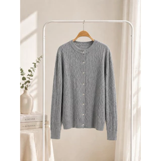 OVERSIZE -TOP เสื้อคลุมโอเวอร์ไซส์แบบถักเกลียวรุ่น OVERTOP