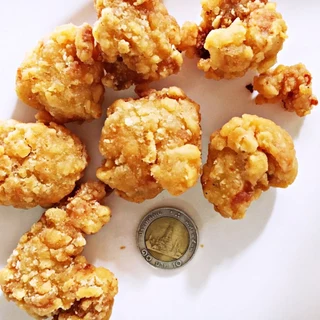 คาราเกะไก่ เนื้อไก่ส่วนสะโพกชุปแป้ง สินค้าตกเกรดจากโรงงานส่งออก น้ำหนัก 1กิโลกรัม