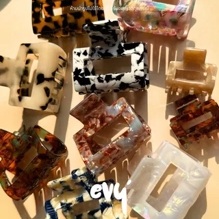 🔥พร้อมส่ง🔥 กิ๊บหินอ่อนพรีเมี่ยม กิ๊บอะคริลิค 5x5 cm