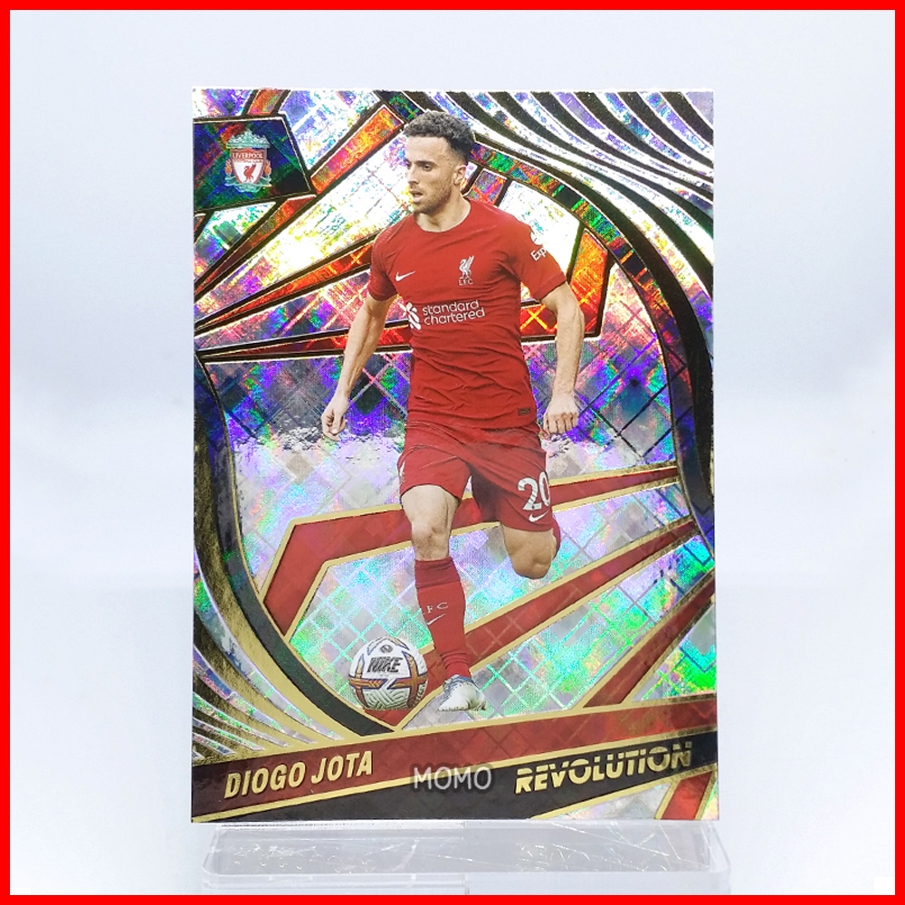 การ์ดบอล ลิเวอร์พูล Diogo Jota 2022-23 Panini Revolution Premier League ทีม Liverpool