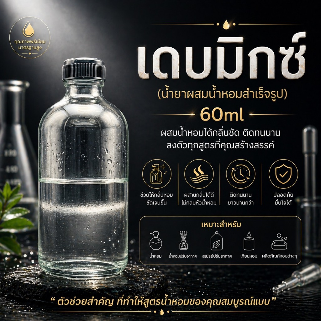 เดบมิกซ์ (น้ำยาผสมน้ำหอมสำเร็จรูป) 60ml