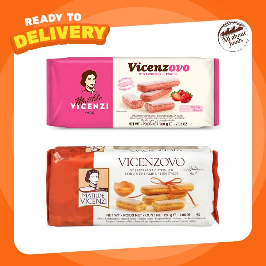 Matilde Vicenzi  Vicenzovo N Italian Lady Finger Strawberry มาทิลดี้ วีเซนซี่ วินเซนโซโว่  200 กรัม
