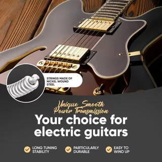 GIBSON 09-42/10-46/11-49 ทนทาน ไม่ขาดง่าย สายกีตาร์คุณภาพ ครบ6เส้น พร้อมส่ง Guitar Strings