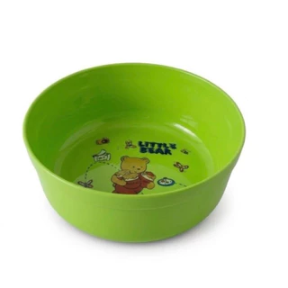 PB-543 ขันน้ำพลาสติกสกรีนลายหมี ( พร้อมส่ง )