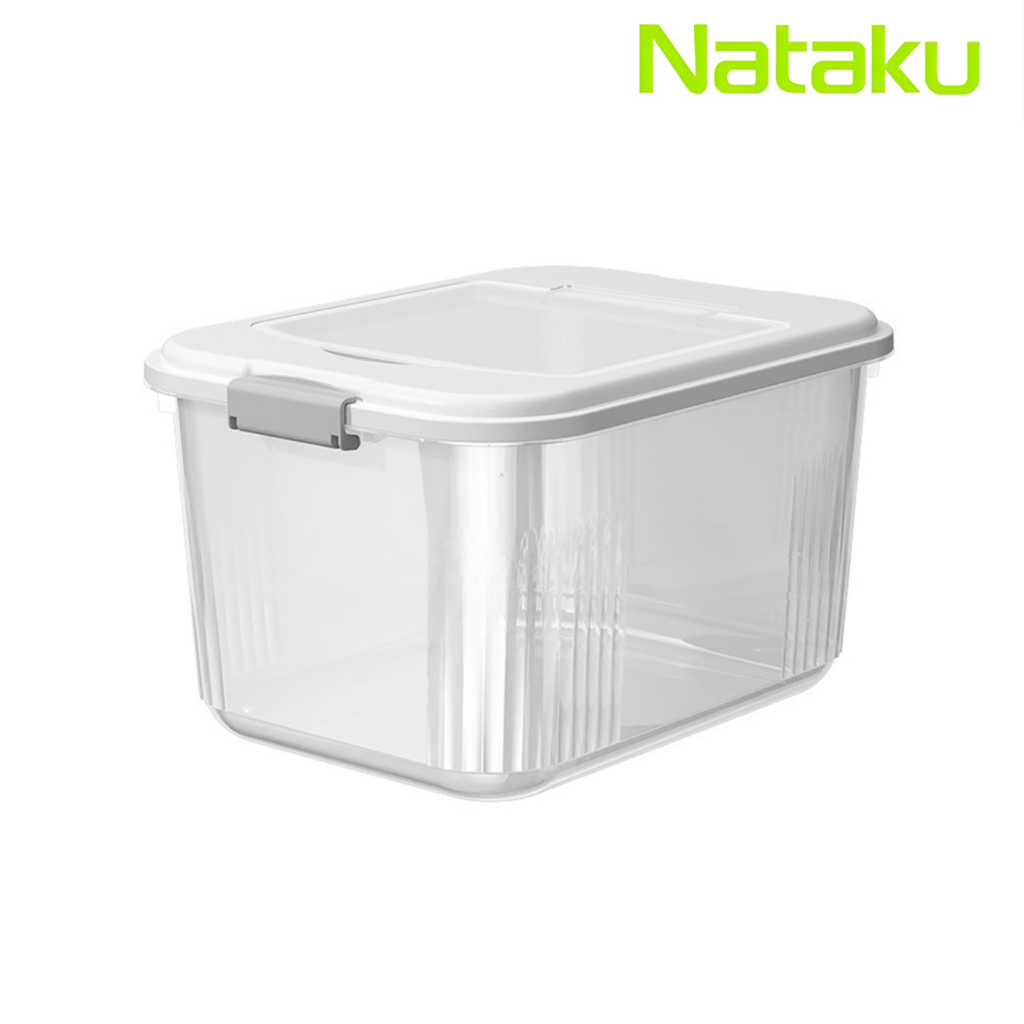 Nataku  กล่องเก็บข้าวสาร กล่องเก็บอาหารแห้ง กล่องกันความชื้น Rice storage box ฝาปิดล็อค2ด้าน กันความชื้น หลากหลายความจุ – โปรปัง