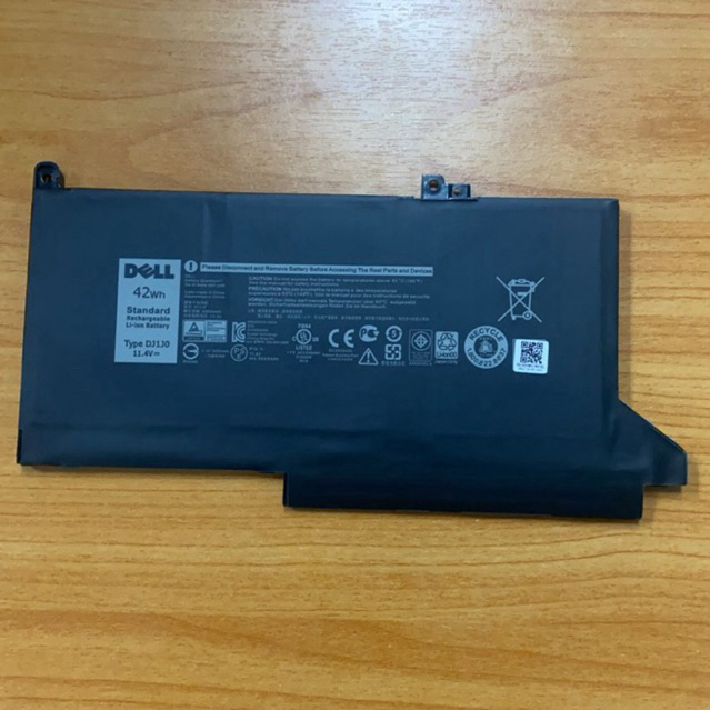 แบตเตอรี่โน๊ตบุ๊ค ของแท้ Dell DJ1J0 42Wh 11.4V ใช้กับรุ่น E7280 E7480 E7490 ของแท้ ของใหม่ 100%