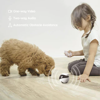 Enabot หุ่นยนต์กล้องอัจฉริยะ EBO SE FamilyBot กล้องเคลื่อนที่สำหรับการรักษาความปลอดภัยภายในบ้าน
