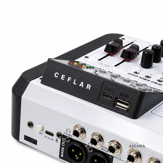 [ ของแท้ พร้อมส่ง ประกัน 1 ปี ] Ceflar E-8 Mixer มิกเซอร์ 8 Channel มี OTG Audio Mixer สตรีมมิ่ง ไลฟ์สด Ceflar E8