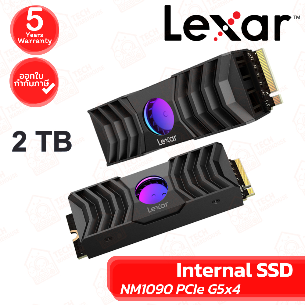Lexar Internal SSD NM1090 PCIe G5x4 [2TB] เอสเอสดี ของแท้ ประกันศูนย์ 5ปี