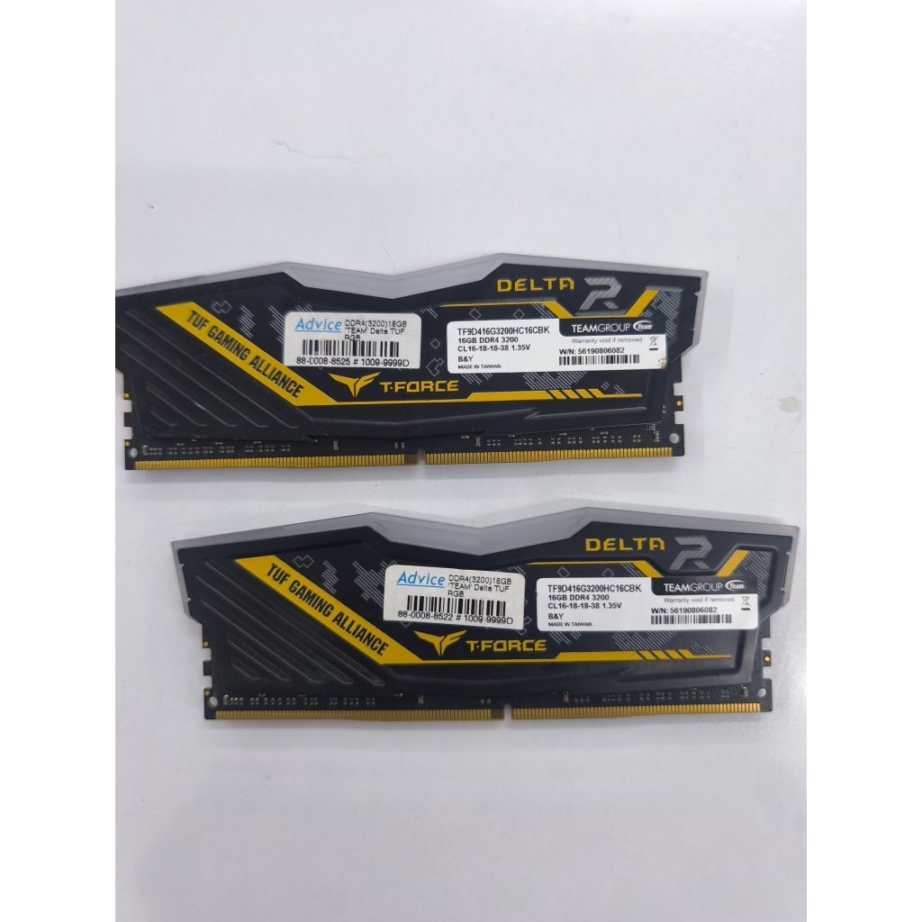 RAM DDR4 16GB BUS3200 DELTA TUF Gaming RGB (DDR4)