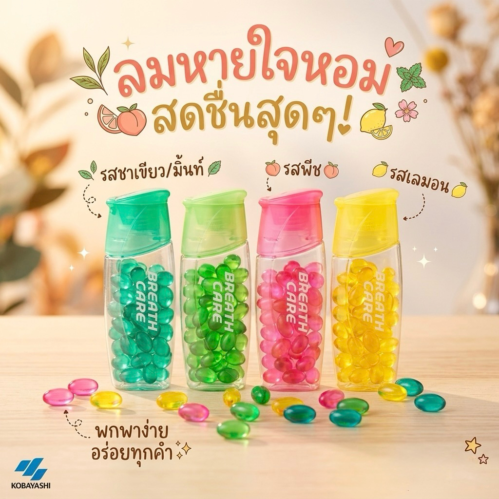 ‼️ของแท้นำเข้าจากญี่ปุ่น‼️Breath care ดับกลิ่นกระเพาะ  ไม่ใช่แค่ดับกลิ่นปาก ผลคือ ดี!!!!!! มาก!!!!! 10/10 ไปเลย