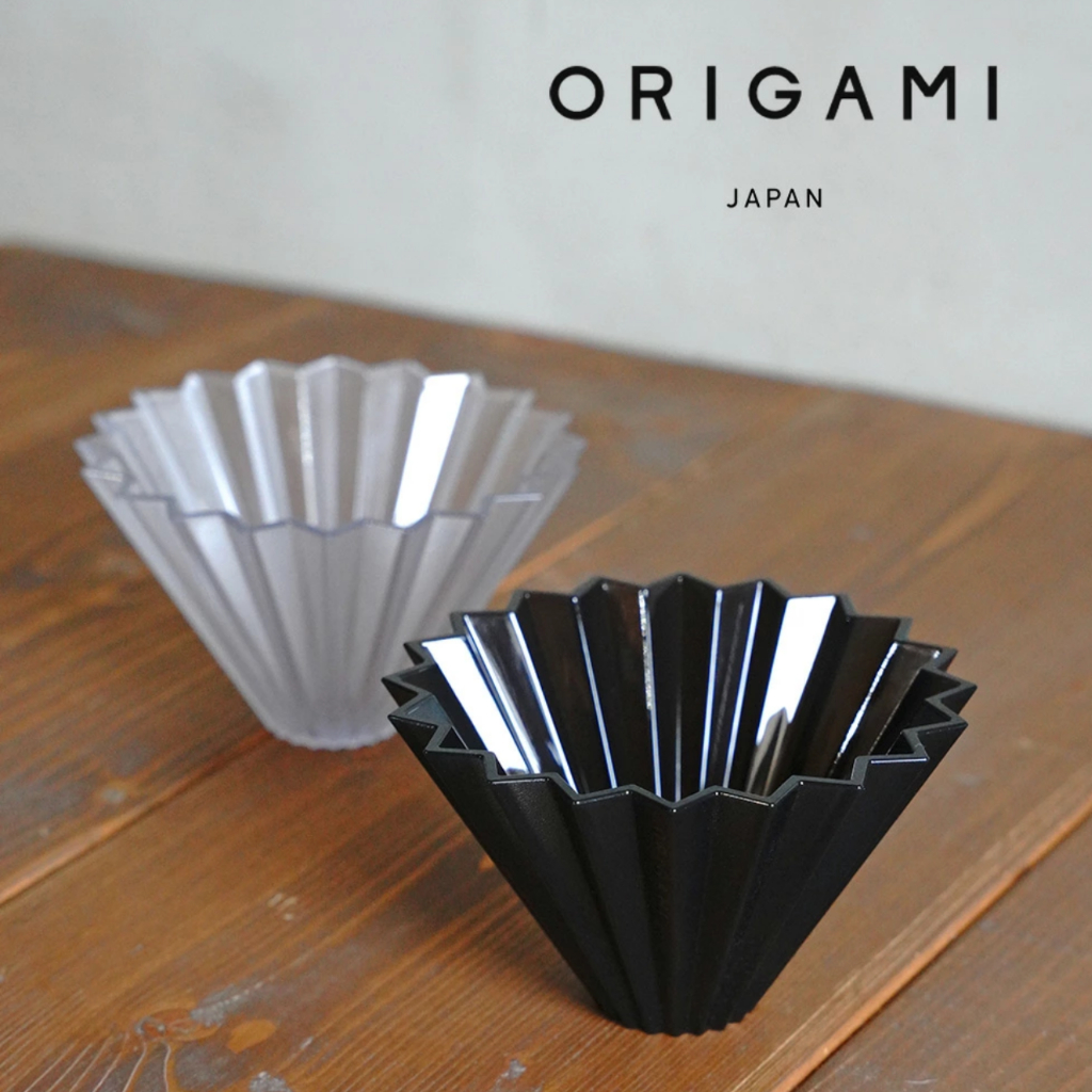 ที่กรองกาแฟแบบหยด Origami Dripper Air S (สำหรับ 1-2 แก้ว) / Air M (สำหรับ 2-4 แก้ว) สีใส ผลิตในประเท