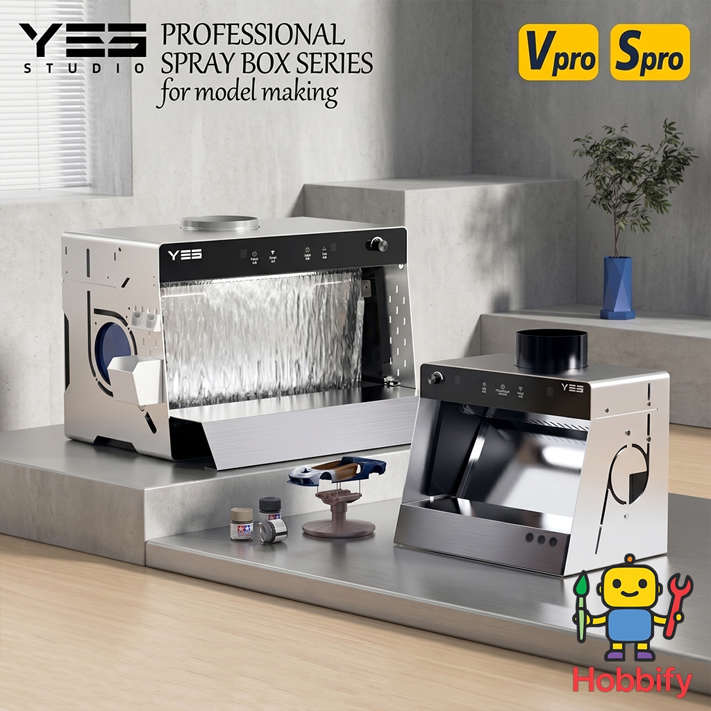 ตู้พ่นสีม่านน้ำอัจฉริยะ YES Series (S-pro / Vpro) รับประกันอะไหล่ 1 ปี ระบบแรงดันลบ กรองสีและกลิ่นครบวงจร