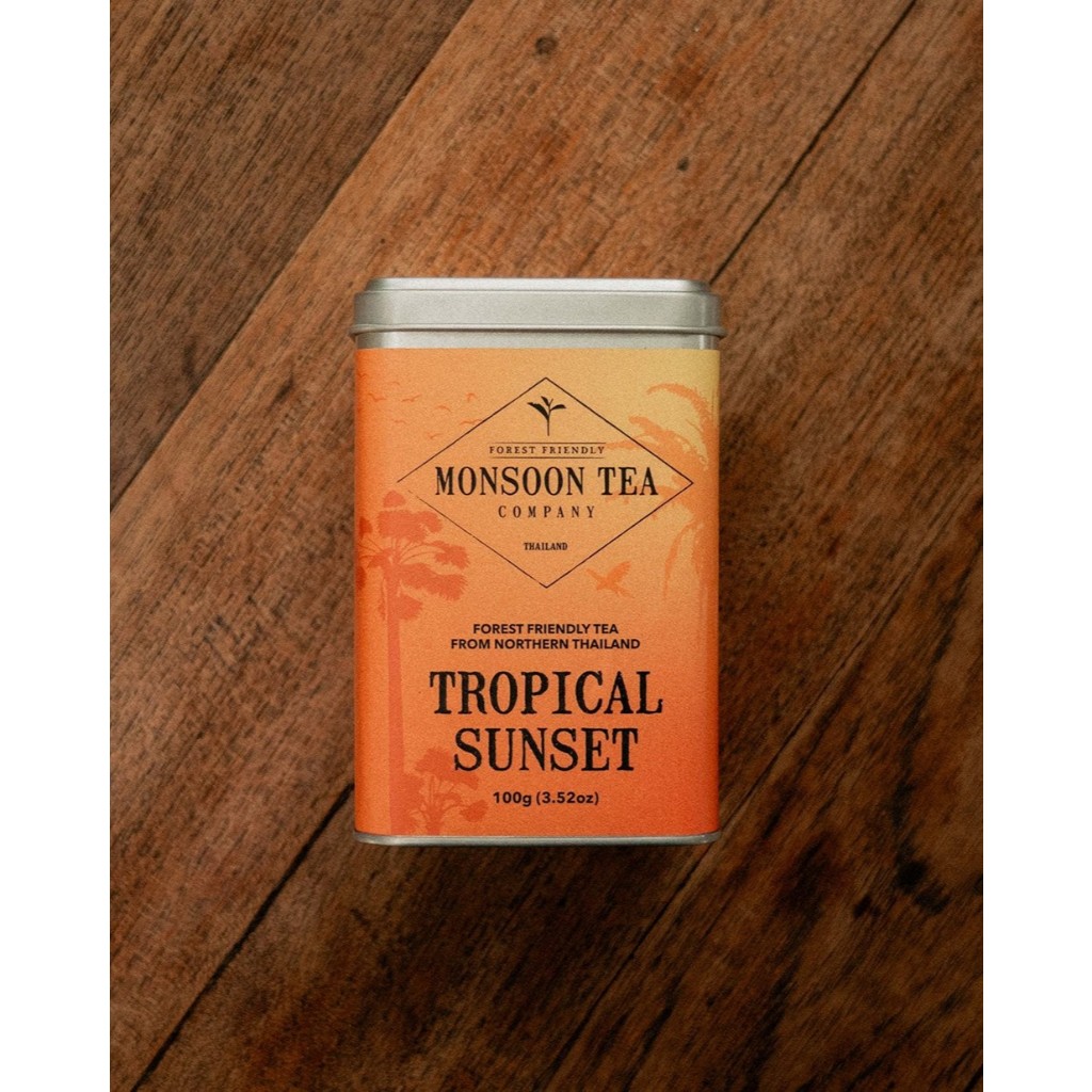 ชาดำผสมชาเขียว Tropical Sunset Tea from Thailand ชาไทย Forest Tea จากภาคเหนือสุดพรีเมียม