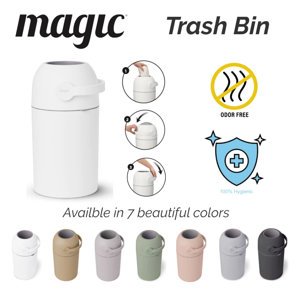 Magic Trash Bin Odor Free and Hygienic ถังขยะไร้กลิ่นและถูกสุขอนามัย