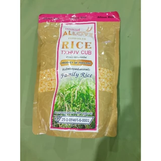 ข้าวนึ่ง (ตรา ออลเลิฟ 3ถุง) Parboiled Rice Allove Brand ข้าวนึ่ง ข้าวเพื่อสุขภาพ ถุงละ 1กิโลกรัม
