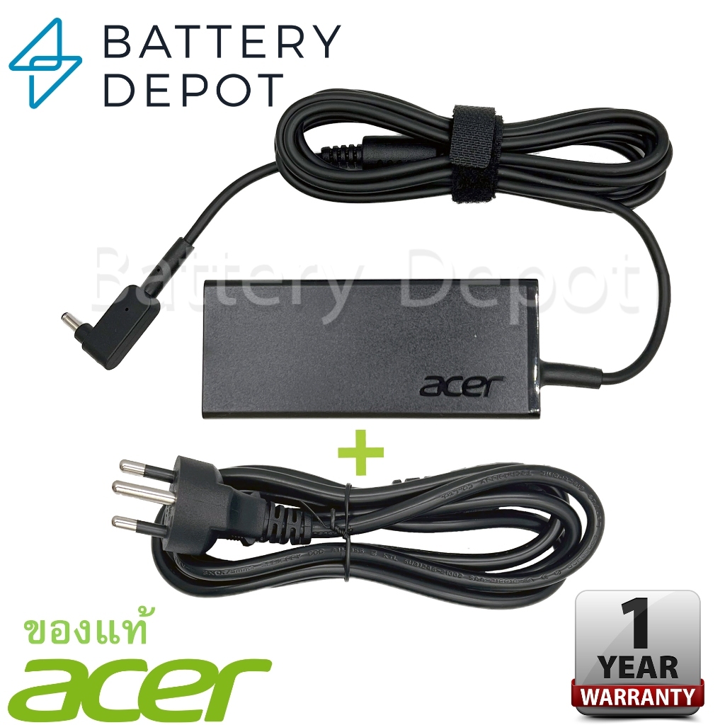 Acer Adapter ของแท้ Acer Aspire 3 A314-22, A314-35, Aspire 3 A315-510P, A315-59 45W 3.0 สายชาร์จ Ace