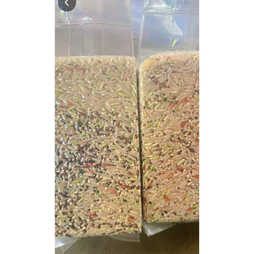 ข้าวกล้องกข43ใหม่ผสมคลีนัว3สี ขาวแดงดำ 500กรัมอุดมด้วยวิตามินหลากหลายคุณประโยชน์มากมายส่งตรงจากชาวนา