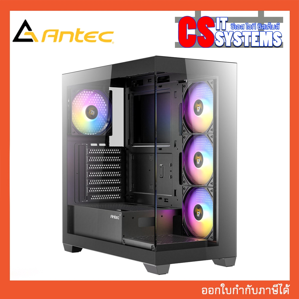 CASE ANTEC CX300 (มีพัดลมมากับเคส 4 ตัว RGB ) RGB ELITE BLACK ATX ของแท้ศูนย์ไทย รับประกัน1ปี