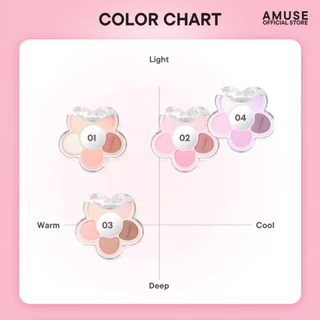 AMUSE Flora Eye Palette ฟลอรา อาย พาเลตต์ อายแชโดว์ พาเลทตา