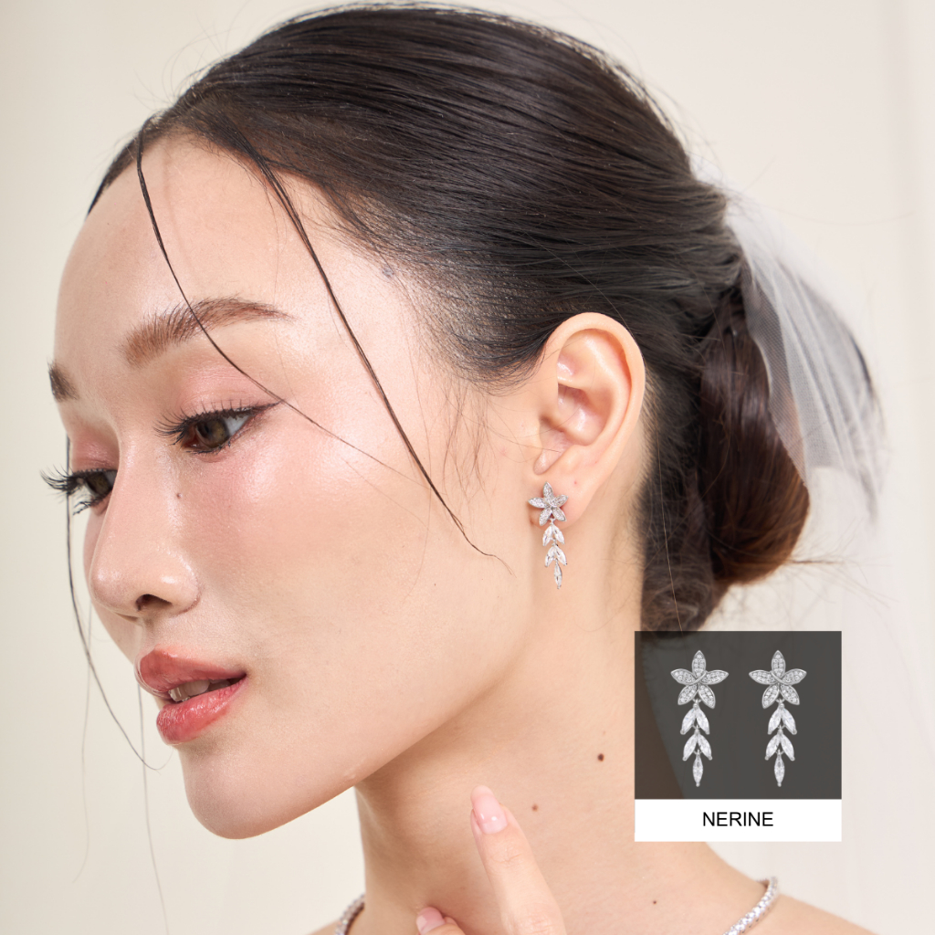 Kind Jewelry ต่างหู เจ้าสาว ต่างหูออกงาน Nerine Earring