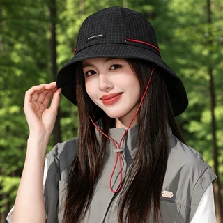 Style studio จัดส่ง หมวกปีกกว้างสำหรับคลุมใบหน้าและลำคอ เหมาะสำหรับกิจกรรมกลางแจ้งในฤดูร้อน