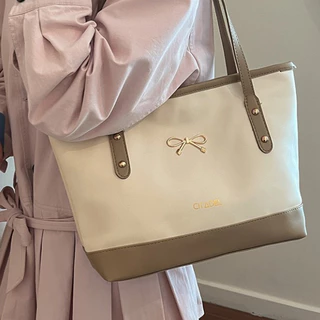 กระเป๋าสะพายข้างแฟชั่นผู้หญิง มีให้เลือก 2 แบบ หนัง PU มีแบบสานและแบบลายโบว์ พร้อมส่งในไทย มีส่งด่วน B-084