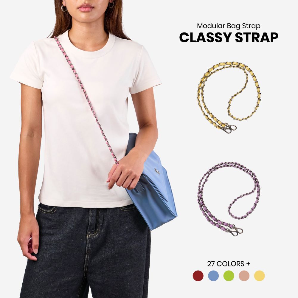 MyVeryOwnWay | Classy Strap - สายโซ่สุดคลาสสิค หรูหรา Crossbody ได้ (มี 27 สี)