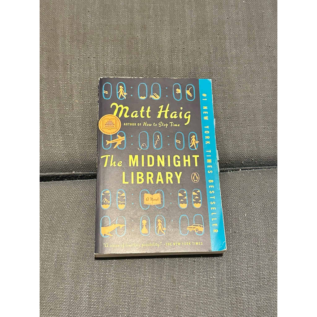 the midnight library หนังสือภาษาอังกฤษมือสอง