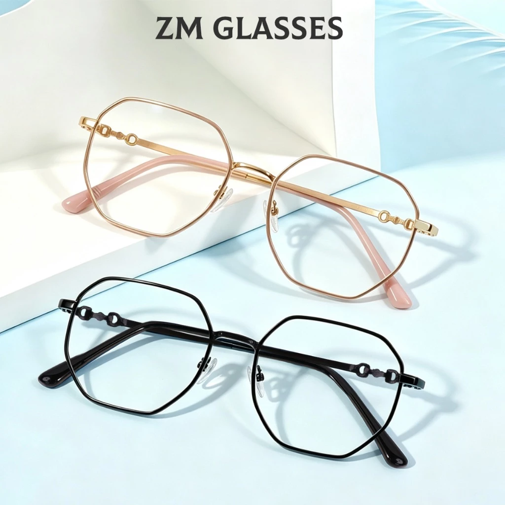 (-0~-600°)แถมฟรีกล่องใส่แว่น แว่นสายตาสั้น ป้องกันแสงสีฟ้า ป้องกันรังสี ทรงสี่เหลี่ยม แว่น ใส่สบาย unisex 1002