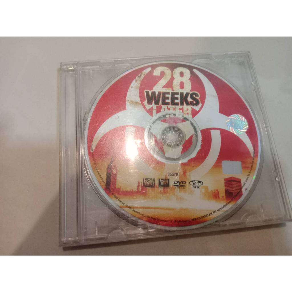 28 Week Later (2007) มหันตภัยเชื้อนรกถล่มเมือง DVD ลิขสิทธิ์แท้มือสอง /มีแต่แผ่น