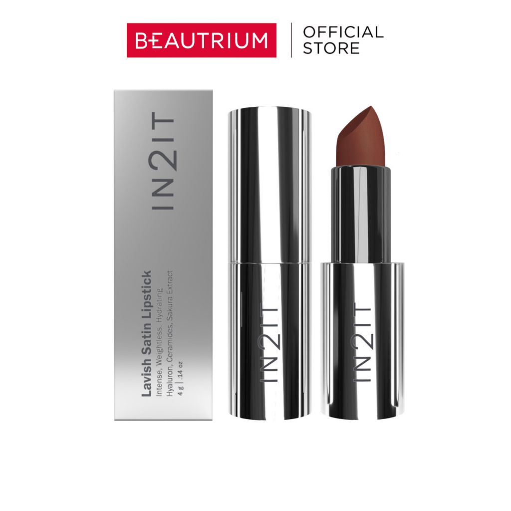 IN2IT Lavish Satin Lipstick ลิป 4g