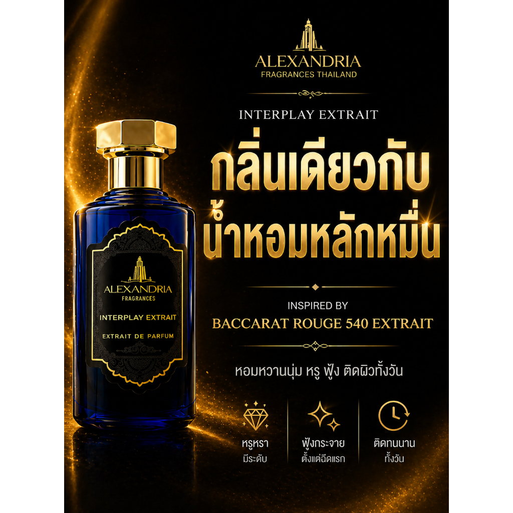 Alexandria Fragrances: Black Panther (Inspired by Bvlgari Tygar)  30-100ml หลายไซส์/นํ้าหอมขวดใหม่แท้