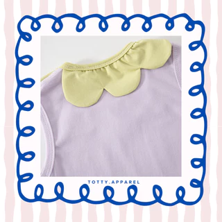 totty.apparel ชุดรอมเปอร์แขนกุด หน้าร้อน สำหรับเด็ก 3-6/6-9เดือน สีพาสเทล รุ่น sweet melt (0224)